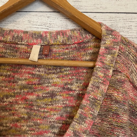 Anthropologie Pilrco Deep-V Spacedye  Sweater - Picture 5 of 7